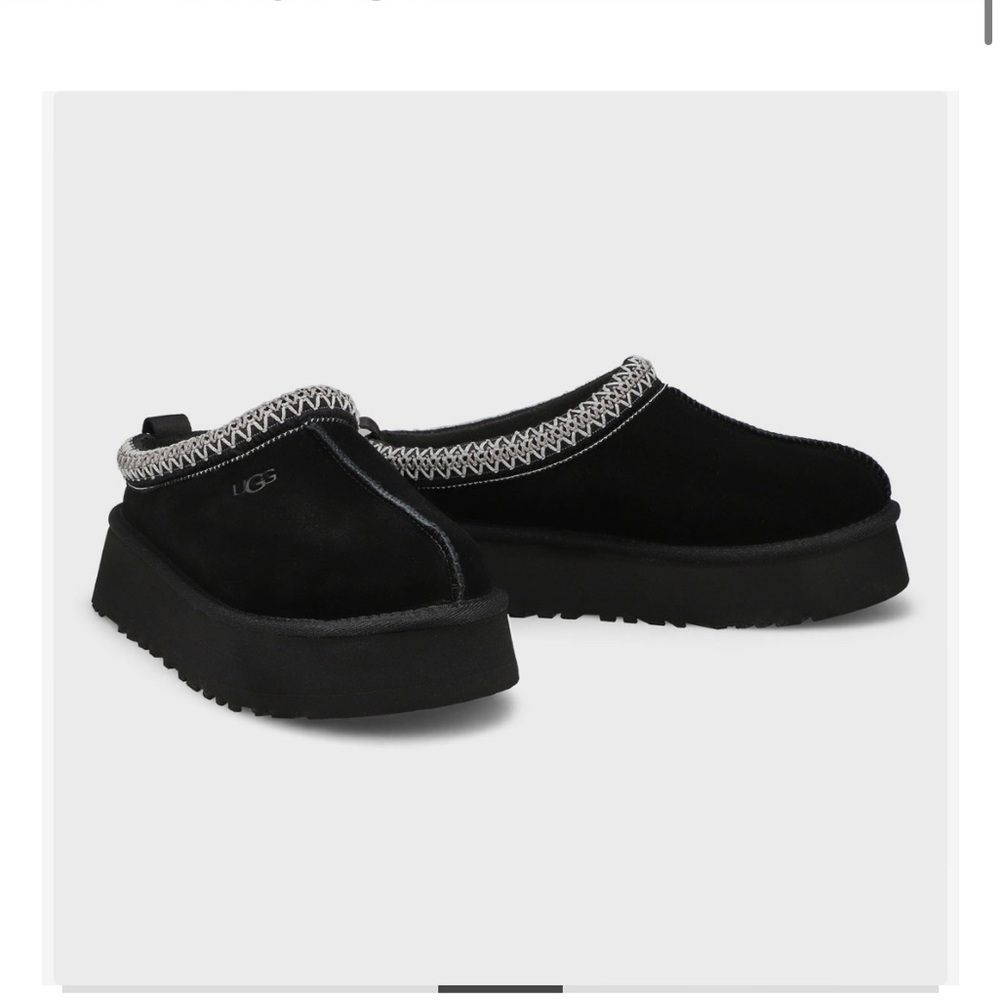 Black UGG Platform Tazz